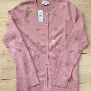 LOFT Button Down Cardigan NWT